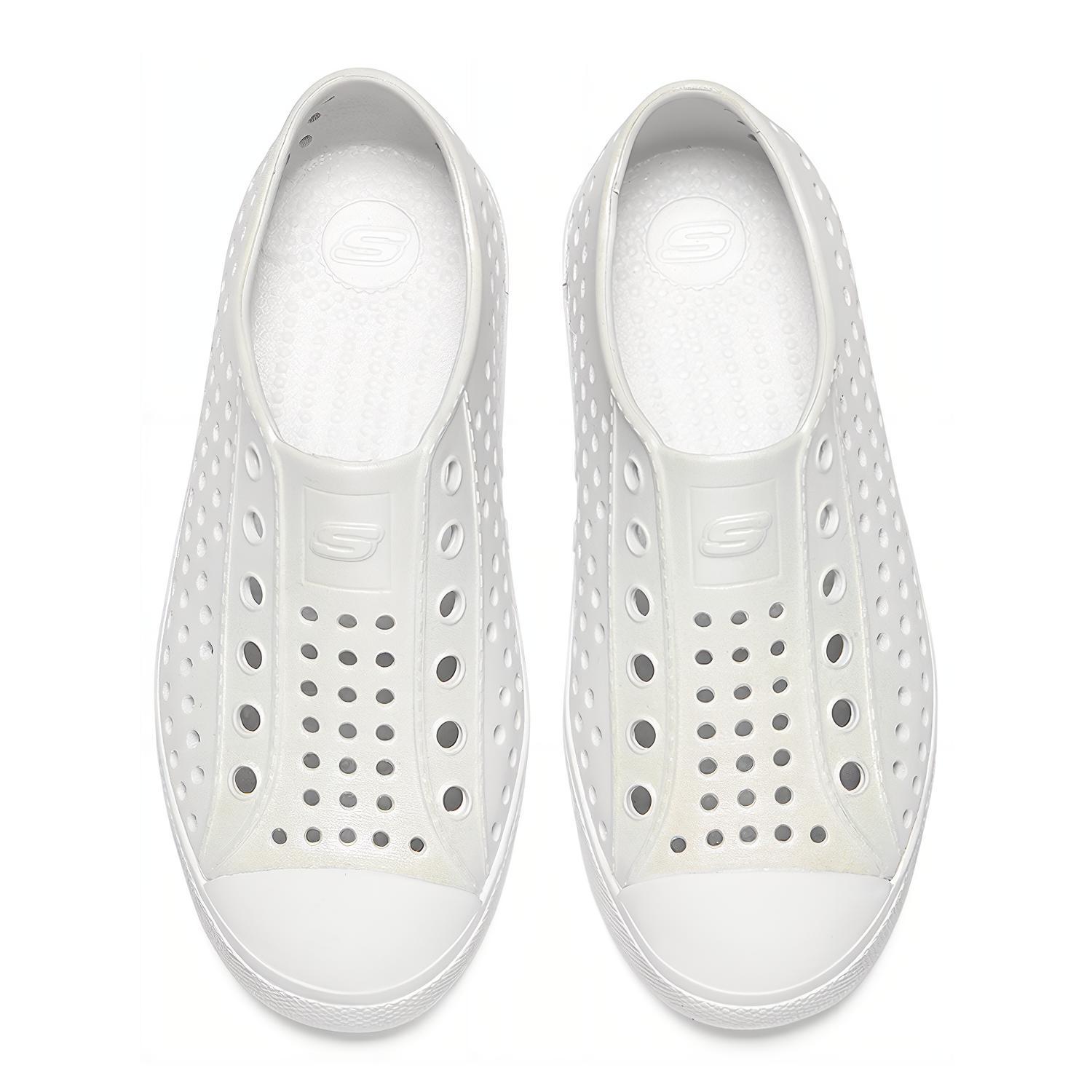 Shop (JR) Zuecos Skechers 'Blancos' 86941L-WHT
