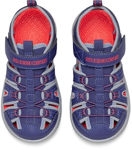 (JR) スケッチャーズ 快適サンダル 青×赤 (Sukecchaazu Kaiteki Sandaru Ao×Aka) 400041L-NVRD Shop (JR) スケッチャーズ 快適サンダル 青×赤 (Sukecchaazu Kaiteki Sandaru Ao×Aka) 400041L-NVRD