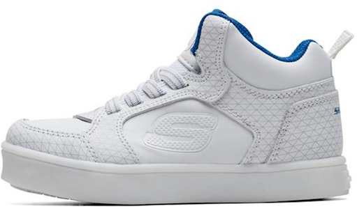 (JR) Skechers Comfy Flex 1.0 Mid 'Blanco con Luces' 90604L-WRY Buy (JR) Skechers Comfy Flex 1.0 Mid 'Blanco con Luces' 90604L-WRY