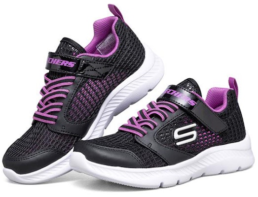 (JR) Skechers Comfy Flex 2.0 'Hitam Ungu' 664168L-BKPR Lookbook (JR) Skechers Comfy Flex 2.0 'Hitam Ungu' 664168L-BKPR