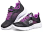 Lookbook (Youth) Skechers Comfy Flex 2.0 'Black Purple' 664168L-BKPR
