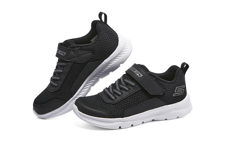 Lookbook (Youth) Skechers Comfy Flex 2.0 'Black White' 405216L-BLK
