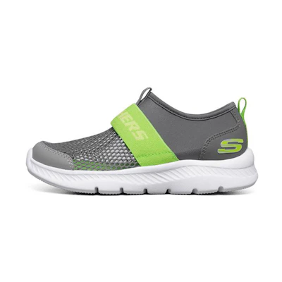 (Youth) Skechers Comfy Flex 2.0 'Dark Grey Yellow'