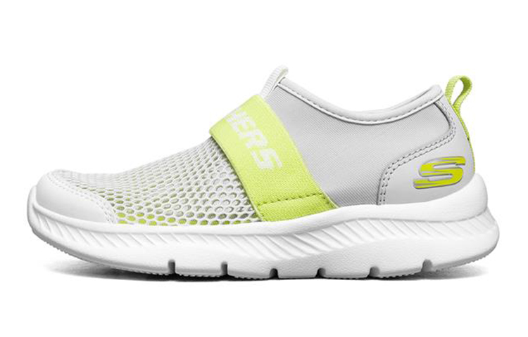 (Youth) Skechers Comfy Flex 2.0 'Grey Yellow' 660064L-LTGY