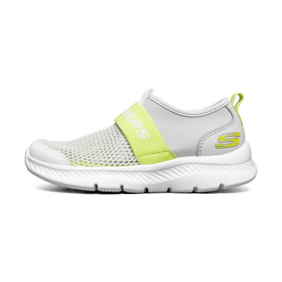 (Youth) Skechers Comfy Flex 2.0 'Grey Yellow'