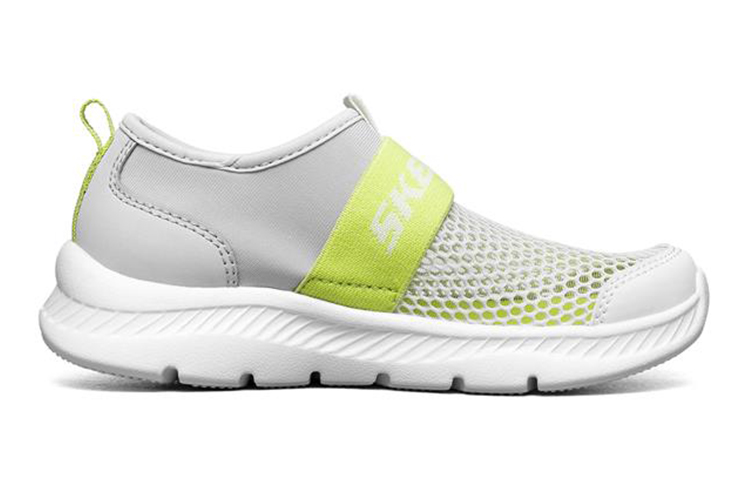 Order (Youth) Skechers Comfy Flex 2.0 'Grey Yellow' 660064L-LTGY