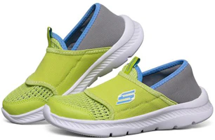 Lookbook 大童 Skechers Comfy Flex 2.0 舒適透氣 經典運動休閒鞋 檸檬色