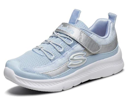 Order 大童 Skechers 舒適彈性 2.0 魔術貼運動鞋 淺藍色