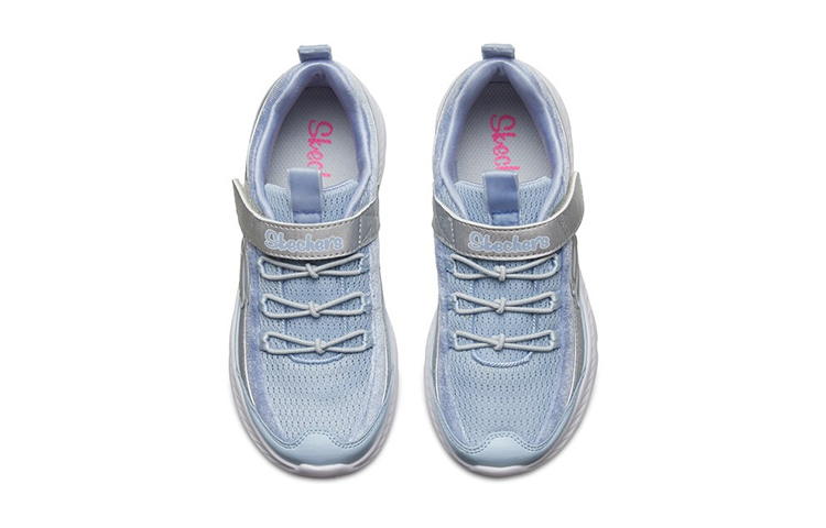 Lookbook (Youth) Skechers Comfy Flex 2.0 'Light Blue Velcro' 82176L-LTBL