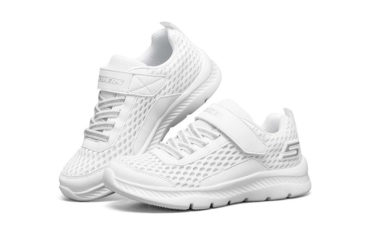 Lookbook (Youth) Skechers Comfy Flex 2.0 'White' 664158L-WHT