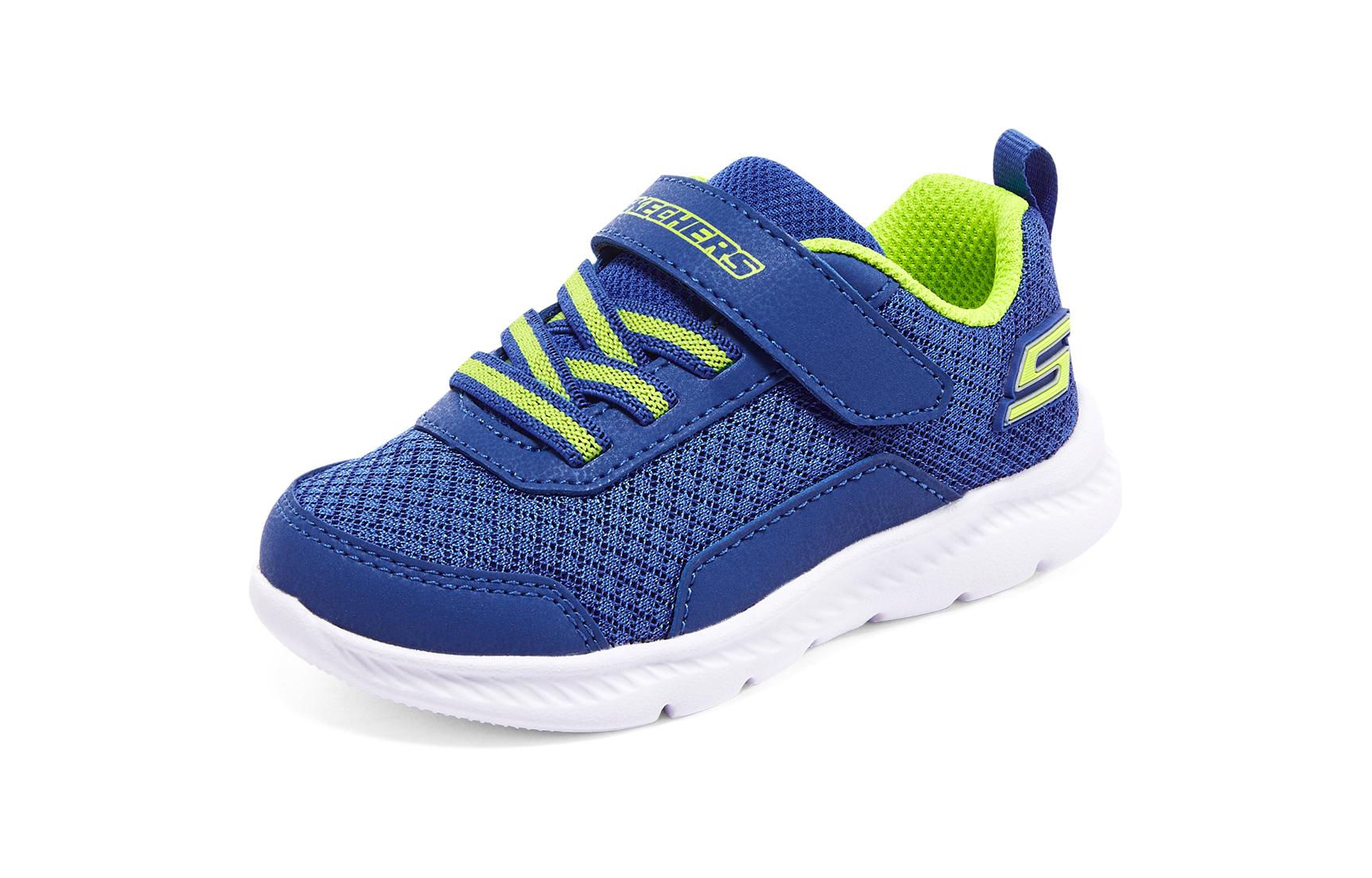 Lookbook (JR) Kasut Skechers Comfy Flex 2.0 'Biru Putih' 405216N-BLLM