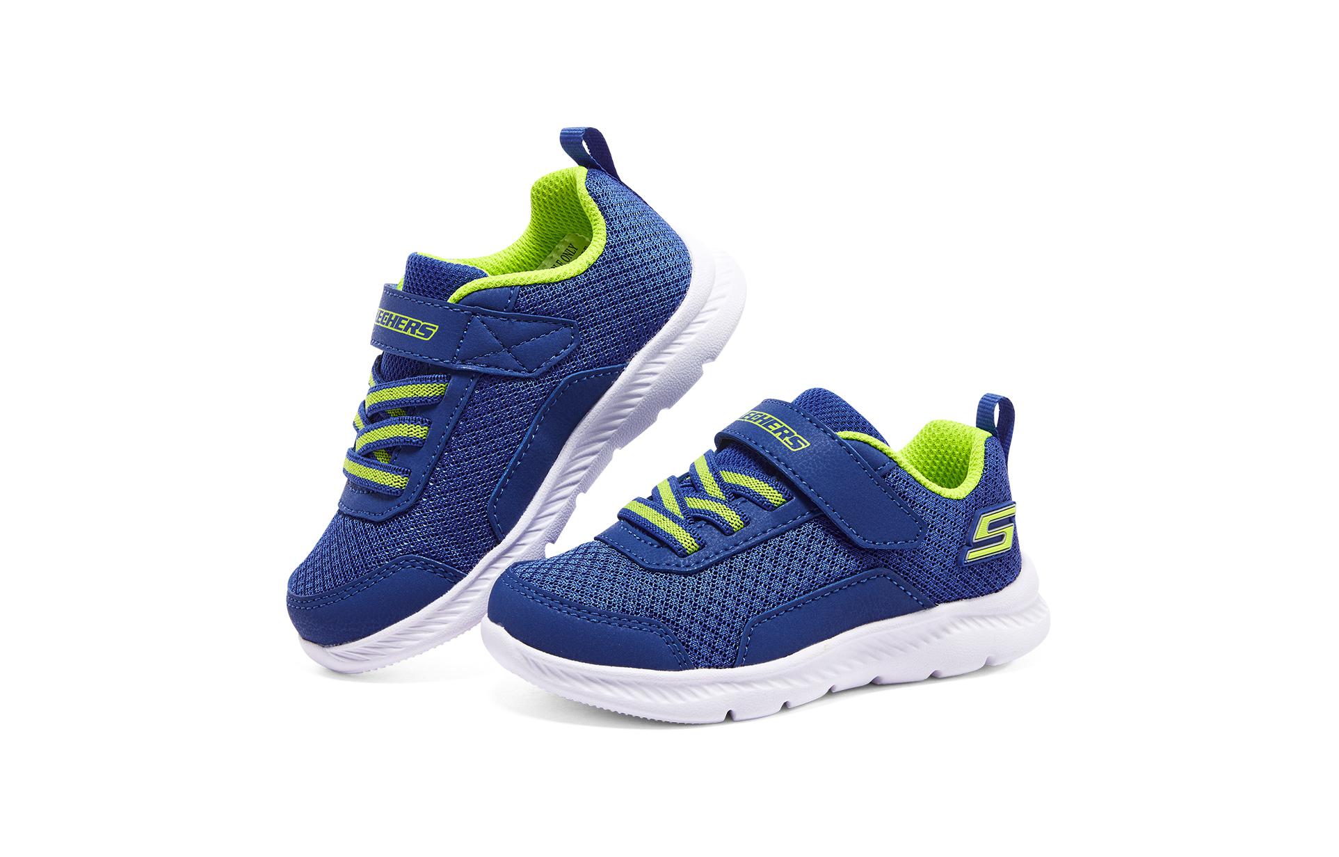 Shop (JR) Kasut Skechers Comfy Flex 2.0 'Biru Putih' 405216N-BLLM