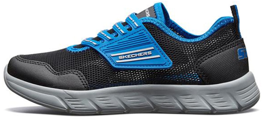 (Youth) Skechers Comfy Flex 'Black and Blue' 95043L-BKRY Buy (Youth) Skechers Comfy Flex 'Black and Blue' 95043L-BKRY