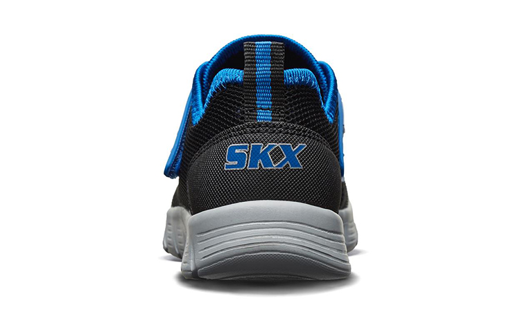 Shop (Youth) Skechers Comfy Flex 'Black and Blue' 95043L-BKRY