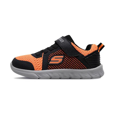 (Youth) Skechers Comfy Flex 'Black Orange'