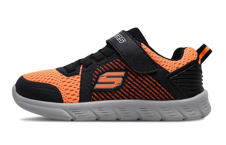 (Youth) Skechers Comfy Flex 'Black Orange' 660020L-BKOR