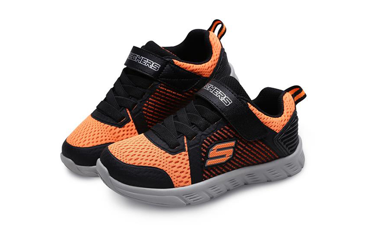 Lookbook (Youth) Skechers Comfy Flex 'Black Orange' 660020L-BKOR