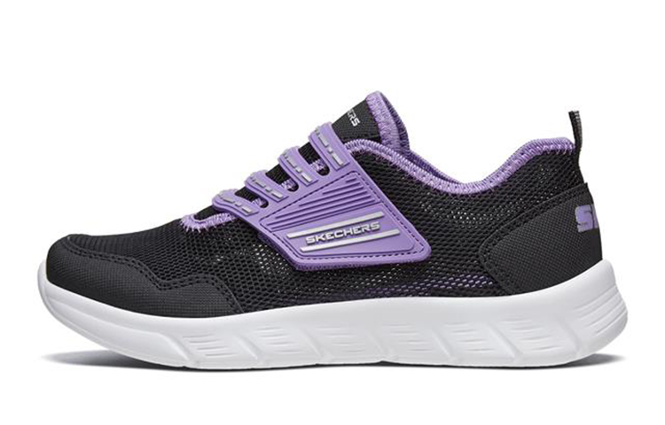 (Youth) Skechers Comfy Flex 'Black Purple' 82179L-BKPR