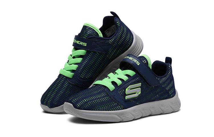 Lookbook (Youth) Skechers Comfy Flex 'Blue Green' 660021L-NVLM