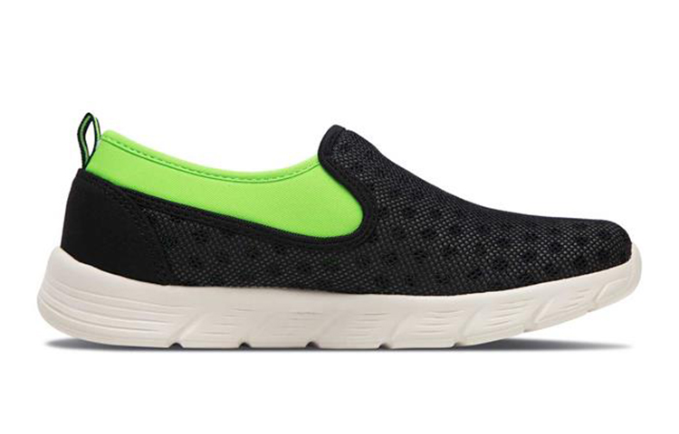 Order (Youth) Skechers Comfy Flex Slip-On 'Black Green' 660025L-BKLM