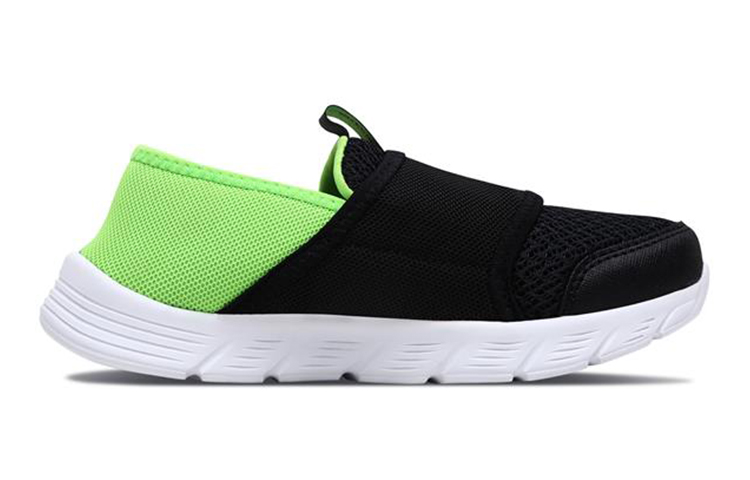 Order (Youth) Skechers Comfy Flex Slip-On 'Black Green' 660022L-BKLM