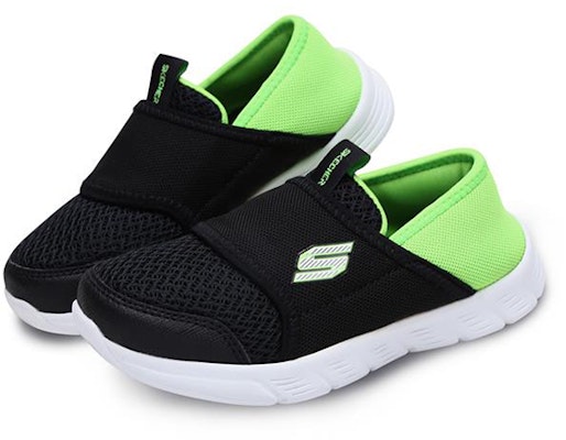 (JR) Skechers Comfy Flex Slip-On 'Negro Verde' 660022L-BKLM Lookbook (JR) Skechers Comfy Flex Slip-On 'Negro Verde' 660022L-BKLM