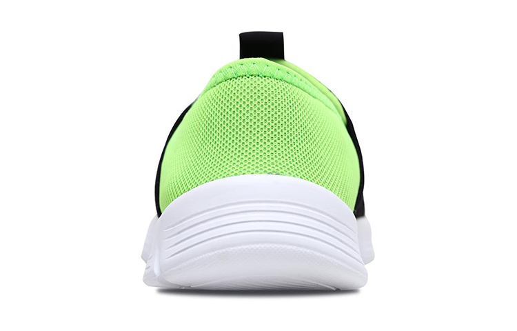 Shop (Youth) Skechers Comfy Flex Slip-On 'Black Green' 660022L-BKLM