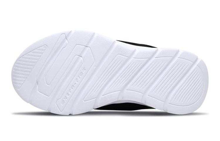 Purchase (Youth) Skechers Comfy Flex Slip-On 'Black Green' 660022L-BKLM