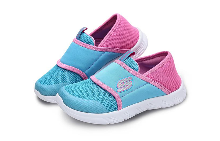 Lookbook (Youth) Skechers Comfy Flex Slip-On 'Blue Pink' 664071L-BLPK