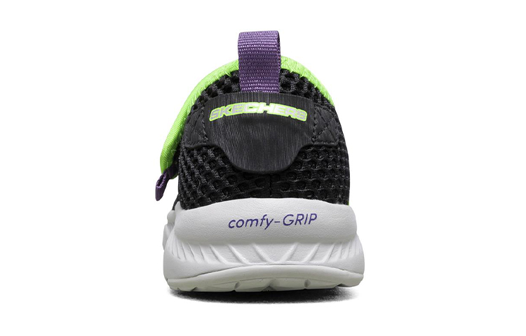 Shop (Youth) Skechers Comfy Grip 'Black Green' 660059L-BKLM