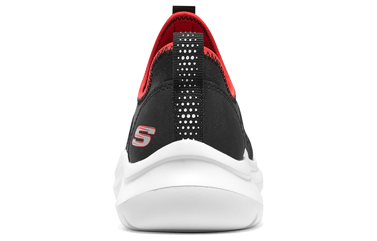 Purchase (Youth) Skechers Comfy Slip On Shoes 'Black Red' 405260L-BKRD