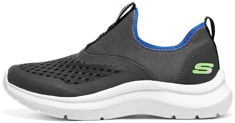 (Youth) Skechers Comfy Slip On Shoes 'Grey Blue' 405260L-CCBL Buy (Youth) Skechers Comfy Slip On Shoes 'Grey Blue' 405260L-CCBL