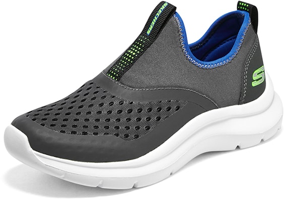(JR) Skechers Zapatos Cómodos Sin Cordones 'Gris Azul' 405260L-CCBL Lookbook (JR) Skechers Zapatos Cómodos Sin Cordones 'Gris Azul' 405260L-CCBL