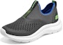Lookbook (JR) Kasut Slip On Selesa Skechers 'Kelabu Biru' 405260L-CCBL