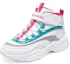 Lookbook (JR) Scarponi Invernali Comodi Skechers ''Bianco Grigio Turchese'' 302584L-WMLT