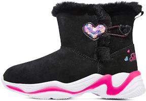 (Youth) Skechers Comfy Winter Boots 'Black Pink' 303050L-BKPK (Youth) Skechers Comfy Winter Boots 'Black Pink' 303050L-BKPK
