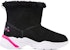 (JR) Skechers But Kasut Musim Sejuk Selesa 'Hitam Merah Jambu' 303050L-BKPK