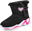 Lookbook (JR) Bottes d''Hiver Confortables Skechers ''Noir Rose'' 303050L-BKPK