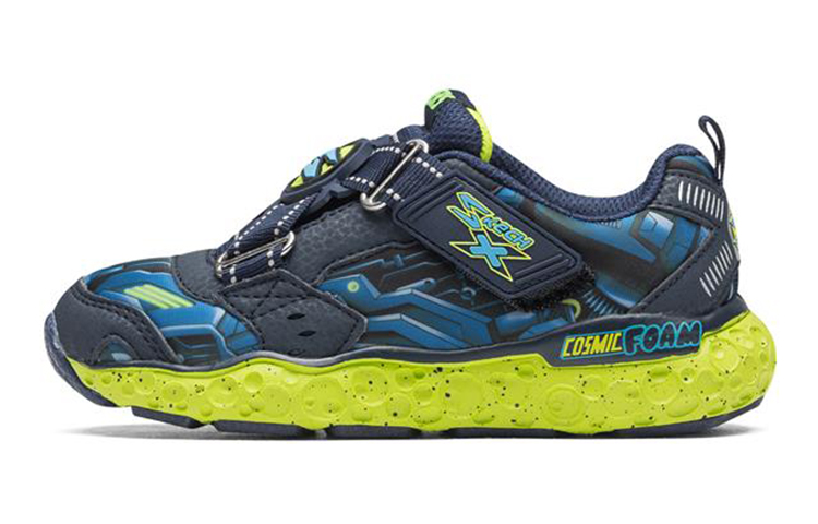(Youth) Skechers Cosmic Foam Portal-X 'Blue Yellow'