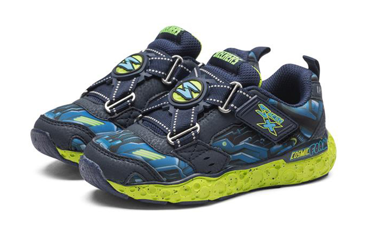 (Youth) Skechers Cosmic Foam Portal-X 'Blue Yellow' 圖 3