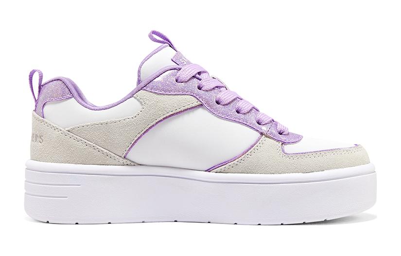 Order (JR) Skechers Court High ''Blanc Beige Violet'' 310194L-WLV
