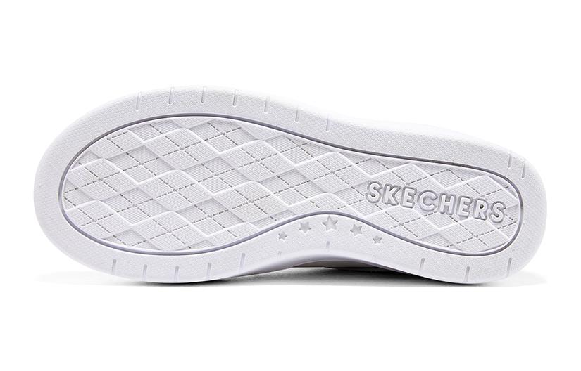 Shop (JR) Skechers Court High ''Blanc Beige Violet'' 310194L-WLV