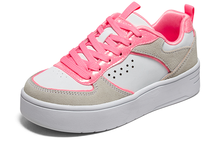 Lookbook (JR) Skechers Court High ''Weiß Koralle'' 310194L-WCRL