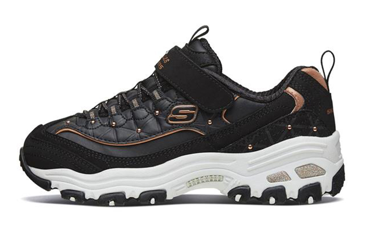 (Youth) Skechers D'Lites 1.0 'Black Gold'