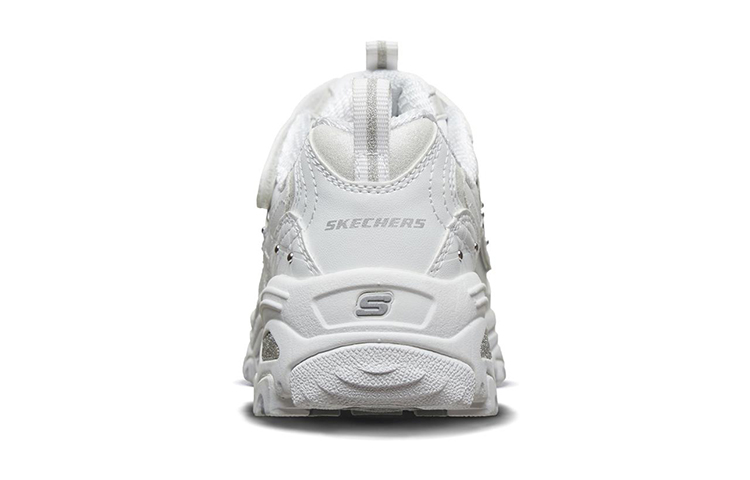(Youth) Skechers D'Lites 1.0 'White Silver' 圖 4
