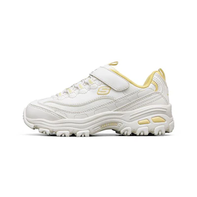 (Youth) Skechers D'Lites 1.0 'White Yellow'