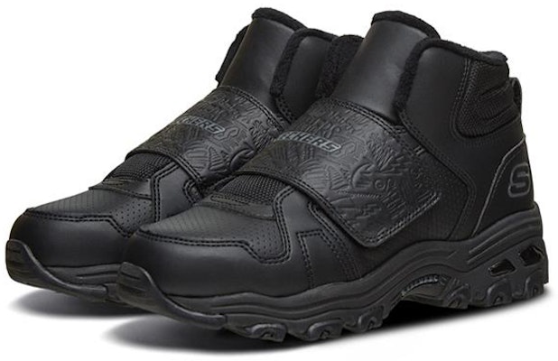 (JR) Skechers D'Lites 1.0 High 'Black Magic Tape' Sepatu Pria Hitam 660051L-BBK Lookbook (JR) Skechers D'Lites 1.0 High 'Black Magic Tape' Sepatu Pria Hitam 660051L-BBK
