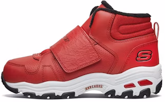 (Youth) Skechers D'Lites 1.0 High 'Red Magic Tape' 660051L-RDBK (Youth) Skechers D'Lites 1.0 High 'Red Magic Tape' 660051L-RDBK