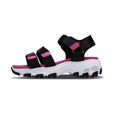 (Youth) Skechers D'Lites 2.0 'Black Pink'