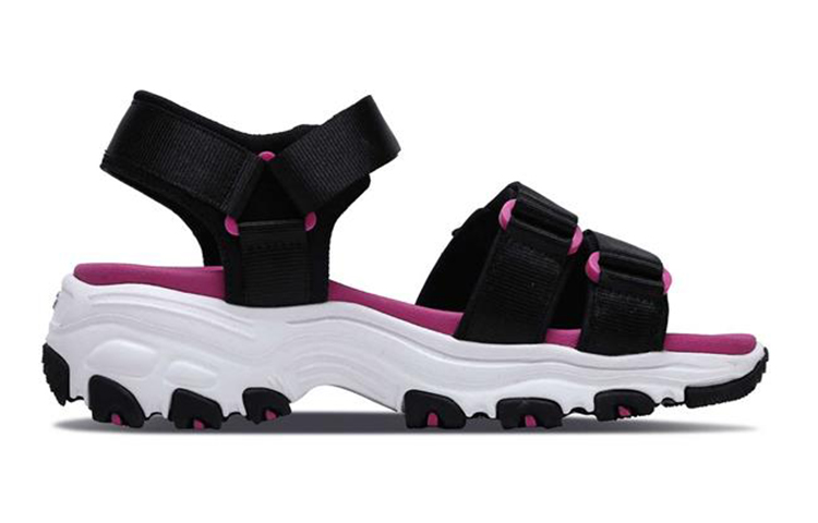 (Youth) Skechers D'Lites 2.0 'Black Pink' 圖 2